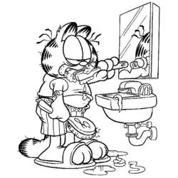 Disegno da colorare: Garfield (Cartoni animati) #26155 - Pagine da Colorare Stampabili Gratuite