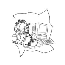 Disegno da colorare: Garfield (Cartoni animati) #26166 - Pagine da Colorare Stampabili Gratuite