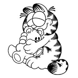 Disegno da colorare: Garfield (Cartoni animati) #26169 - Pagine da Colorare Stampabili Gratuite