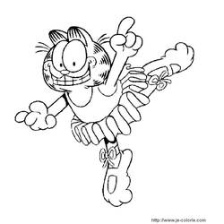 Disegno da colorare: Garfield (Cartoni animati) #26170 - Pagine da Colorare Stampabili Gratuite