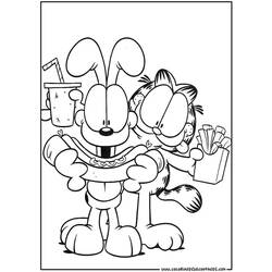Disegno da colorare: Garfield (Cartoni animati) #26173 - Pagine da Colorare Stampabili Gratuite