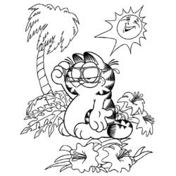 Disegno da colorare: Garfield (Cartoni animati) #26175 - Pagine da Colorare Stampabili Gratuite