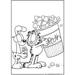 Disegno da colorare: Garfield (Cartoni animati) #26196 - Pagine da Colorare Stampabili Gratuite