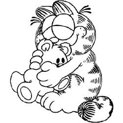 Disegno da colorare: Garfield (Cartoni animati) #26197 - Pagine da Colorare Stampabili Gratuite