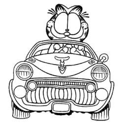 Disegno da colorare: Garfield (Cartoni animati) #26200 - Pagine da Colorare Stampabili Gratuite