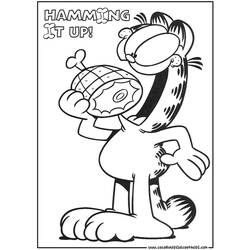 Disegno da colorare: Garfield (Cartoni animati) #26204 - Pagine da Colorare Stampabili Gratuite