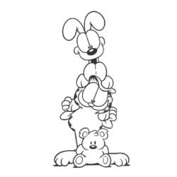 Disegno da colorare: Garfield (Cartoni animati) #26208 - Pagine da Colorare Stampabili Gratuite