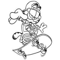 Disegno da colorare: Garfield (Cartoni animati) #26209 - Pagine da Colorare Stampabili Gratuite
