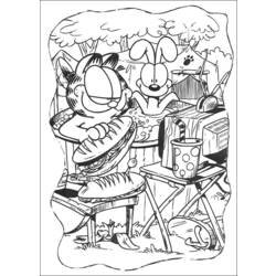 Disegno da colorare: Garfield (Cartoni animati) #26212 - Pagine da Colorare Stampabili Gratuite
