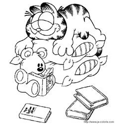 Disegno da colorare: Garfield (Cartoni animati) #26213 - Pagine da Colorare Stampabili Gratuite