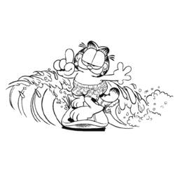 Disegno da colorare: Garfield (Cartoni animati) #26214 - Pagine da Colorare Stampabili Gratuite