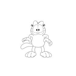 Disegno da colorare: Garfield (Cartoni animati) #26221 - Pagine da Colorare Stampabili Gratuite