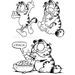 Disegno da colorare: Garfield (Cartoni animati) #26222 - Pagine da Colorare Stampabili Gratuite