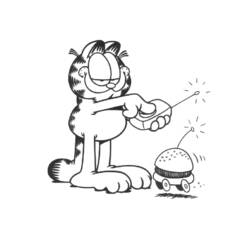 Disegno da colorare: Garfield (Cartoni animati) #26224 - Pagine da Colorare Stampabili Gratuite