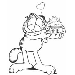 Disegno da colorare: Garfield (Cartoni animati) #26230 - Pagine da Colorare Stampabili Gratuite