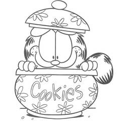 Disegno da colorare: Garfield (Cartoni animati) #26231 - Pagine da Colorare Stampabili Gratuite