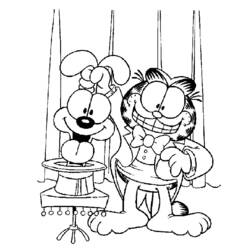 Disegno da colorare: Garfield (Cartoni animati) #26235 - Pagine da Colorare Stampabili Gratuite