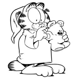 Disegno da colorare: Garfield (Cartoni animati) #26241 - Pagine da Colorare Stampabili Gratuite