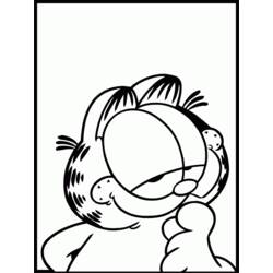 Disegno da colorare: Garfield (Cartoni animati) #26245 - Pagine da Colorare Stampabili Gratuite