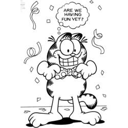 Disegno da colorare: Garfield (Cartoni animati) #26254 - Pagine da Colorare Stampabili Gratuite