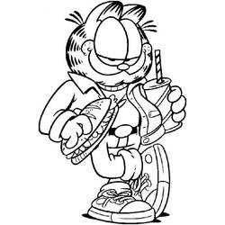 Disegno da colorare: Garfield (Cartoni animati) #26257 - Pagine da Colorare Stampabili Gratuite