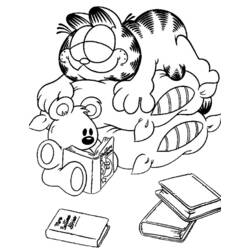 Disegno da colorare: Garfield (Cartoni animati) #26262 - Pagine da Colorare Stampabili Gratuite