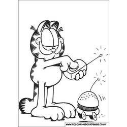 Disegno da colorare: Garfield (Cartoni animati) #26263 - Pagine da Colorare Stampabili Gratuite