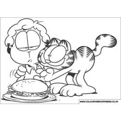 Disegno da colorare: Garfield (Cartoni animati) #26264 - Pagine da Colorare Stampabili Gratuite