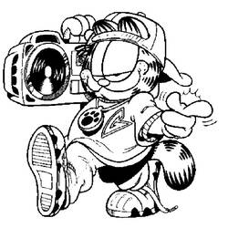 Disegno da colorare: Garfield (Cartoni animati) #26271 - Pagine da Colorare Stampabili Gratuite