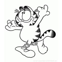 Disegno da colorare: Garfield (Cartoni animati) #26272 - Pagine da Colorare Stampabili Gratuite