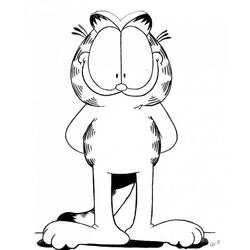 Disegno da colorare: Garfield (Cartoni animati) #26296 - Pagine da Colorare Stampabili Gratuite