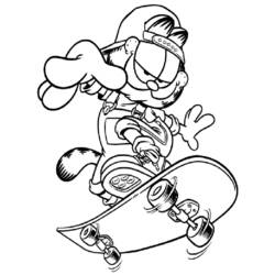 Disegno da colorare: Garfield (Cartoni animati) #26299 - Pagine da Colorare Stampabili Gratuite
