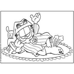 Disegno da colorare: Garfield (Cartoni animati) #26302 - Pagine da Colorare Stampabili Gratuite
