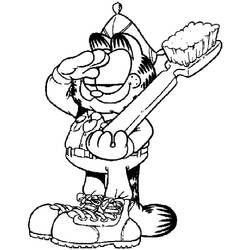 Disegno da colorare: Garfield (Cartoni animati) #26306 - Pagine da Colorare Stampabili Gratuite