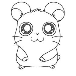 Disegno da colorare: Hamtaro (Cartoni animati) #39948 - Pagine da Colorare Stampabili Gratuite