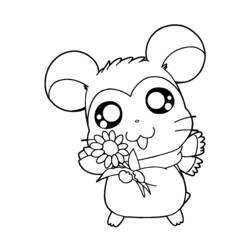 Disegno da colorare: Hamtaro (Cartoni animati) #39951 - Pagine da Colorare Stampabili Gratuite