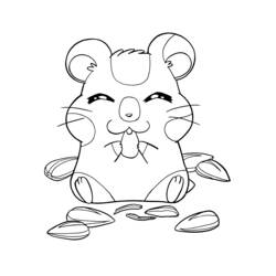 Disegno da colorare: Hamtaro (Cartoni animati) #39955 - Pagine da Colorare Stampabili Gratuite