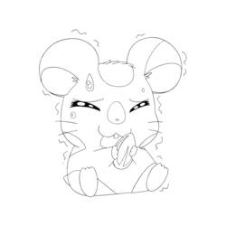 Disegno da colorare: Hamtaro (Cartoni animati) #39957 - Pagine da Colorare Stampabili Gratuite