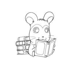 Disegno da colorare: Hamtaro (Cartoni animati) #39961 - Pagine da Colorare Stampabili Gratuite