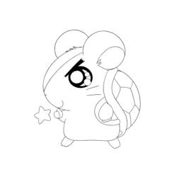 Disegno da colorare: Hamtaro (Cartoni animati) #39963 - Pagine da Colorare Stampabili Gratuite