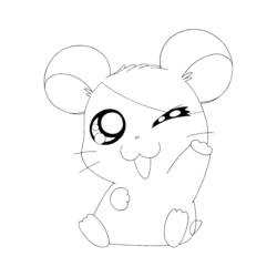 Disegno da colorare: Hamtaro (Cartoni animati) #39967 - Pagine da Colorare Stampabili Gratuite