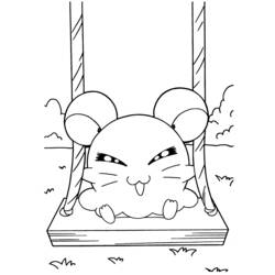 Disegno da colorare: Hamtaro (Cartoni animati) #39984 - Pagine da Colorare Stampabili Gratuite