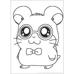 Disegno da colorare: Hamtaro (Cartoni animati) #39985 - Pagine da Colorare Stampabili Gratuite