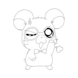 Disegno da colorare: Hamtaro (Cartoni animati) #39988 - Pagine da Colorare Stampabili Gratuite