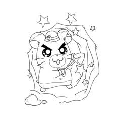 Disegno da colorare: Hamtaro (Cartoni animati) #39992 - Pagine da Colorare Stampabili Gratuite