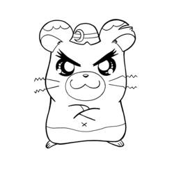 Disegno da colorare: Hamtaro (Cartoni animati) #39994 - Pagine da Colorare Stampabili Gratuite