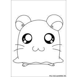 Disegno da colorare: Hamtaro (Cartoni animati) #40003 - Pagine da Colorare Stampabili Gratuite