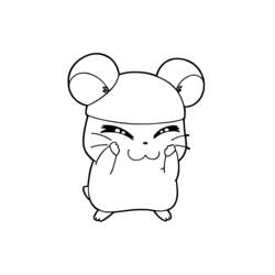 Disegno da colorare: Hamtaro (Cartoni animati) #40005 - Pagine da Colorare Stampabili Gratuite