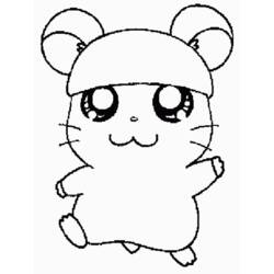 Disegno da colorare: Hamtaro (Cartoni animati) #40009 - Pagine da Colorare Stampabili Gratuite