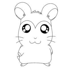 Disegno da colorare: Hamtaro (Cartoni animati) #40019 - Pagine da Colorare Stampabili Gratuite